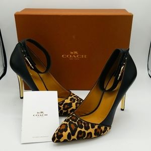 Coach Leopard Print Heels